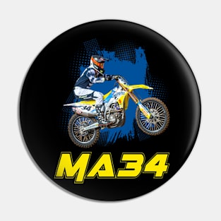 Max Anstie Motocross Pin