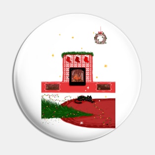 Christmas disaster Pin