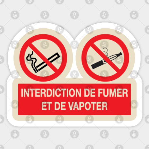 Interdiction De Fumer Avertissement Francais French Fumer Tue Sticker Teepublic Interdiction De Fumer Avertissement Francais French Fumer Tue Sticker Teepublic