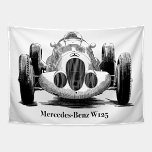 Mercedes-Benz W125 Racing Car Tapestry