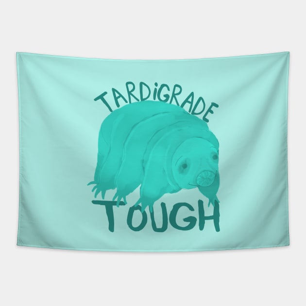 Tardigrade Tough, Water Bear Tapestry by ahadden