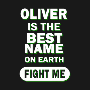 Oliver Jungsname name birthday saying name day. T-Shirt