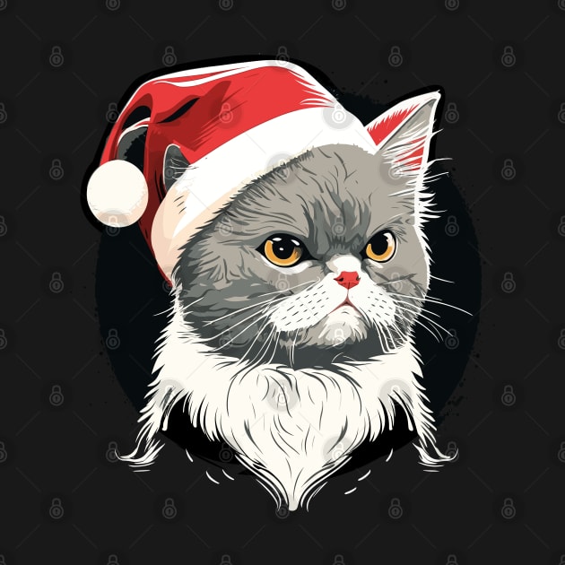 Cute Ugly Christmas Cat Gift Funny Cat Christmas by KsuAnn