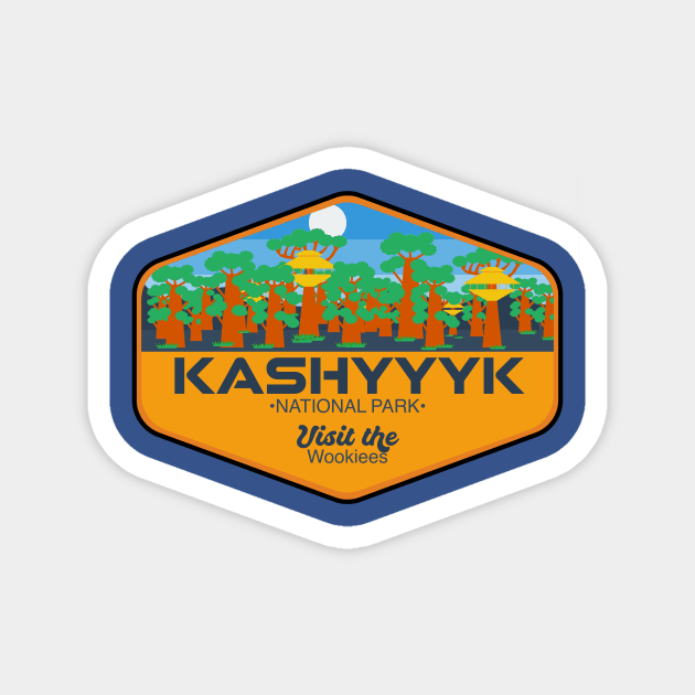 Kashyyyk Magnet by WTFudge