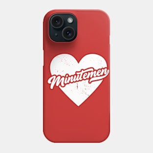 Vintage Minutemen School Spirit // High School Football Mascot // Go Minutemen Phone Case