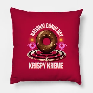 Krispy kreme national donut day Pillow