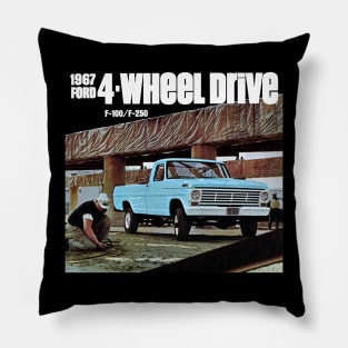 1967 FORD 4-WHEEL DRIVE F100 - advert Pillow