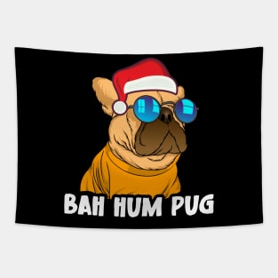 Christmas Xmas Family Matching Funny Bah Hum Pug Tapestry