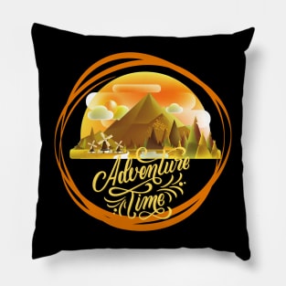 I love mountains Ready for new adventure time love travel Explore the world holidays vacation Pillow