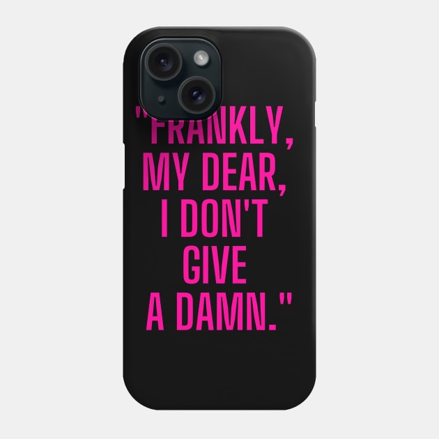 Frankly. Phone Case by Binge-Watchers Podcast