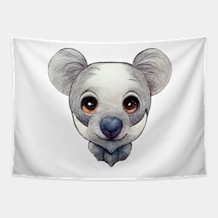 Koala with happy smile Tapestry