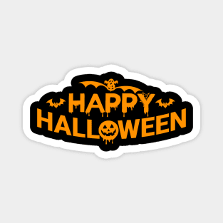 Happy Halloween Text Magnet