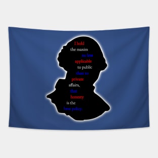 George Washington Quotes - Honesty Tapestry