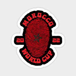 Morocco World Cup 2022 Magnet