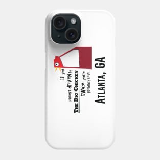 Lost in Atanta (Black Lettering) Phone Case