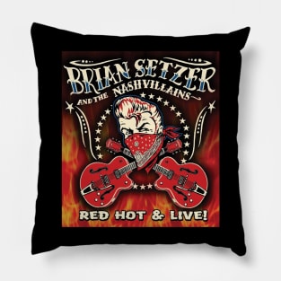 red hair hot cat band punk Pillow