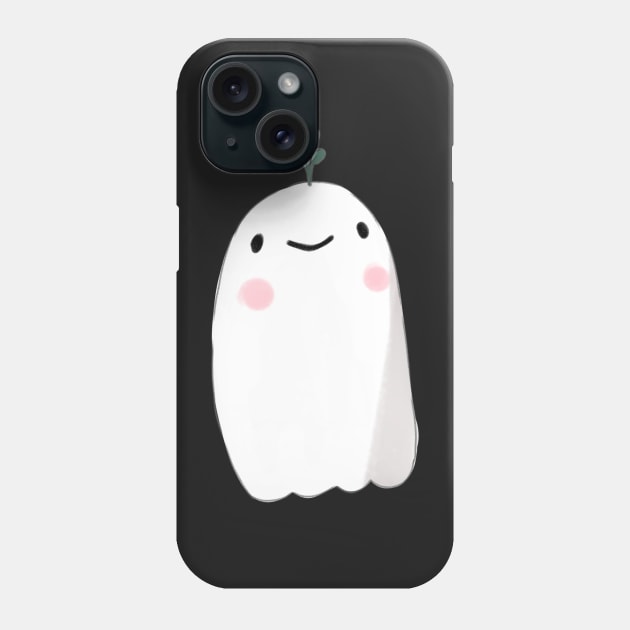 Cute Ghost drawing Phone Case by Mayarart