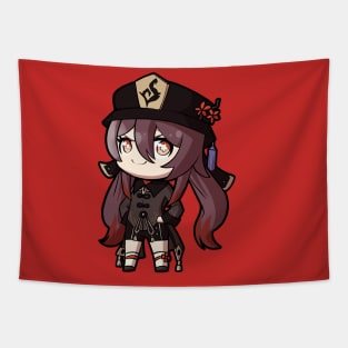 Chibi Hu Tao - Genshin Impact Tapestry