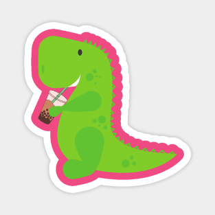 Boba Dino Magnet