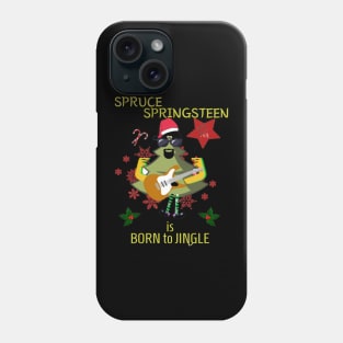 Christmas, Xmas, Spruce Springsteen, Cute, Funny, the Boss, Phone Case