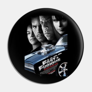 Fast and Furious poster Pin