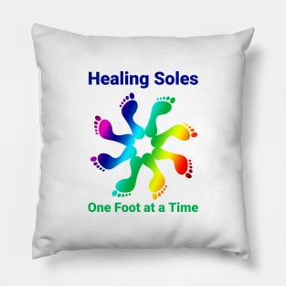 Healing Soles One Foot at a Time Pillow