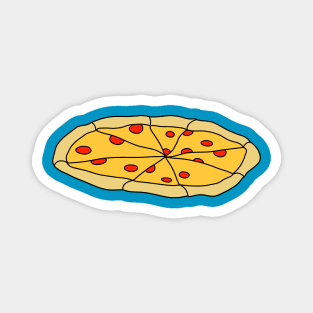Simple Pizza Pie Magnet