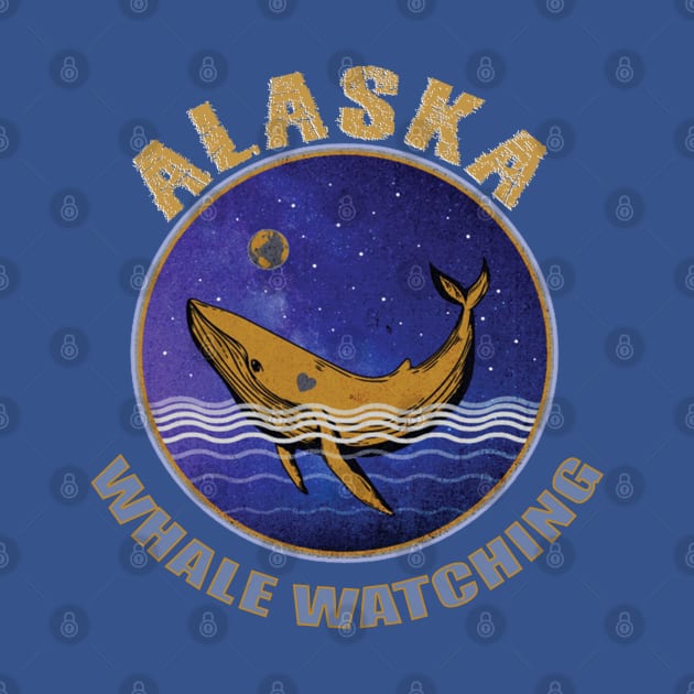 Alaska Whale Watching by TeeText