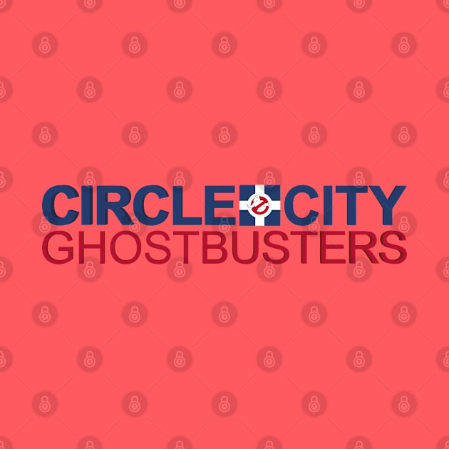 Circle City Ghostbusters Wordmark (Light Shirts) by Circle City Ghostbusters