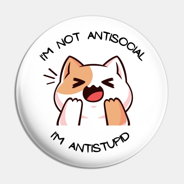 I'm not anti-social, I'm anti-stupid Pin by Bizzie Creations