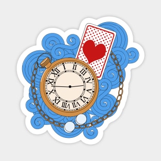 Late Late Heart Card Magnet