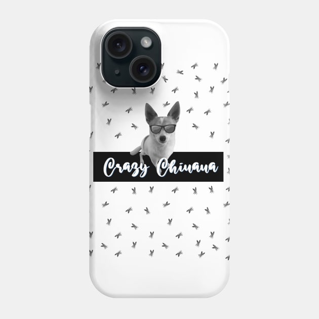 T-shirt Crazy Chiuaua Phone Case by Roqson