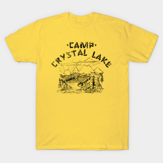 Camp Crystal Lake Counselor - Friday The 13th Inspired Replica Unisex Tshirt - Nightmare on Film Street Store L / Yellow / Unisex Tshirt