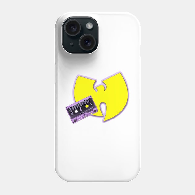 Color Flip Purple Tape OG Wu Tang Retro Hip Hop Design Phone Case by Mr.TrendSetter