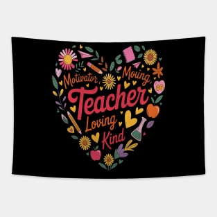 Floral Teacher Appreciation Tapestry