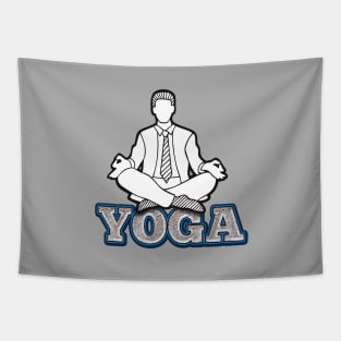 Business Yoga Tapestry