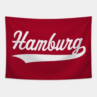 Hamburg (Freie Und Hansestadt / White) Tapestry