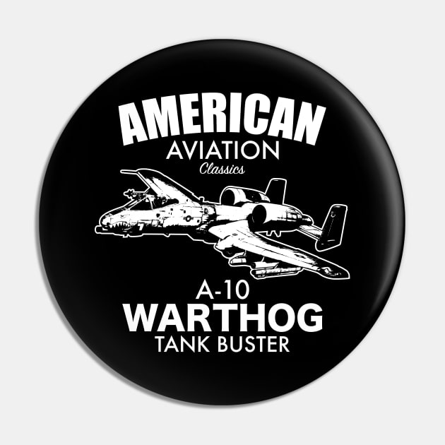 A-10 Warthog Pin by Tailgunnerstudios