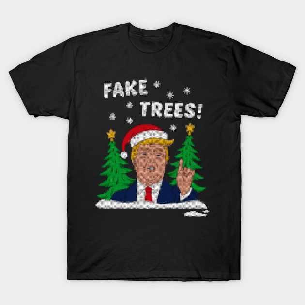 fake trees ugly sweater