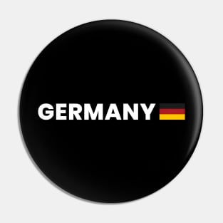 Germany Pride Flag Symbol Tee Pin