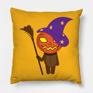 Pumpkin Witch Pillow