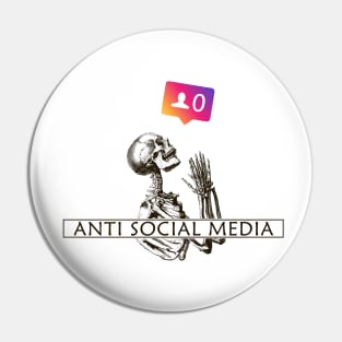 Antisocial Media Pin