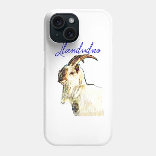 LLANDUDNO GREAT ORME GOAT BLUE Phone Case