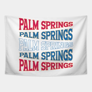 TEXT ART USA PALM SPRINGS Tapestry