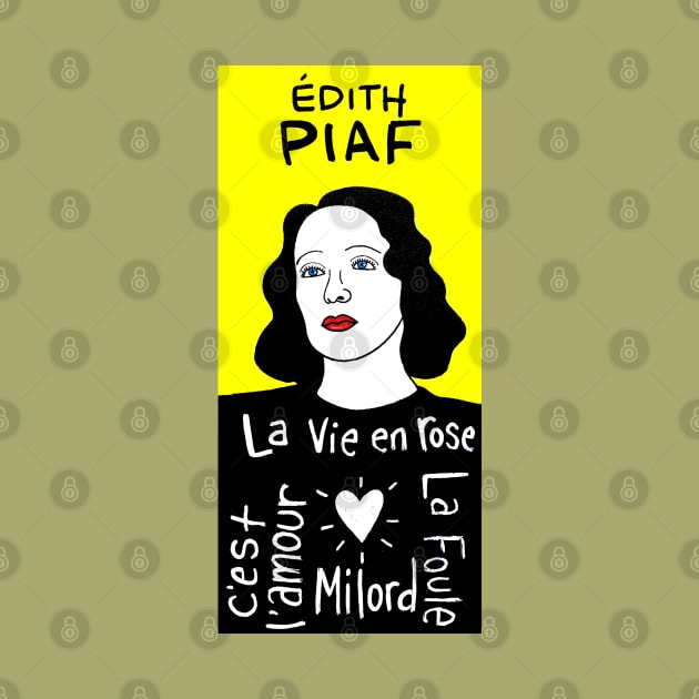 Edith Piaf by krusefolkart