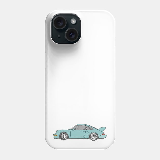 964 RS 3.8 Mint Green Phone Case by NeuLivery