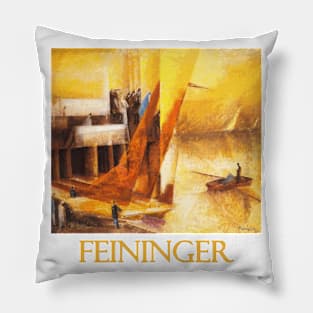 Landungssteg (Pier)by Lyonel Feininger Pillow