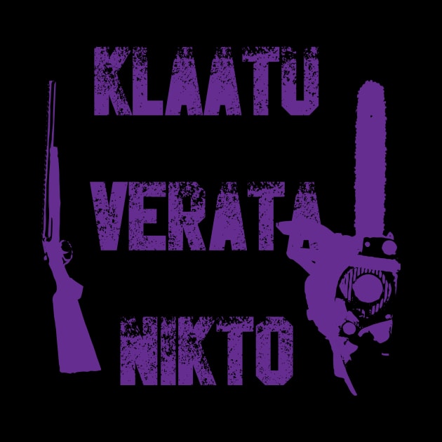 klaatu verata... by horrorshirt