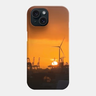 Sunset View in Germany: Renewable Future Phone Case