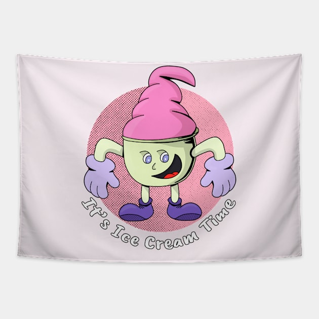 It's Ice Cream Time Tapestry by DiegoCarvalho